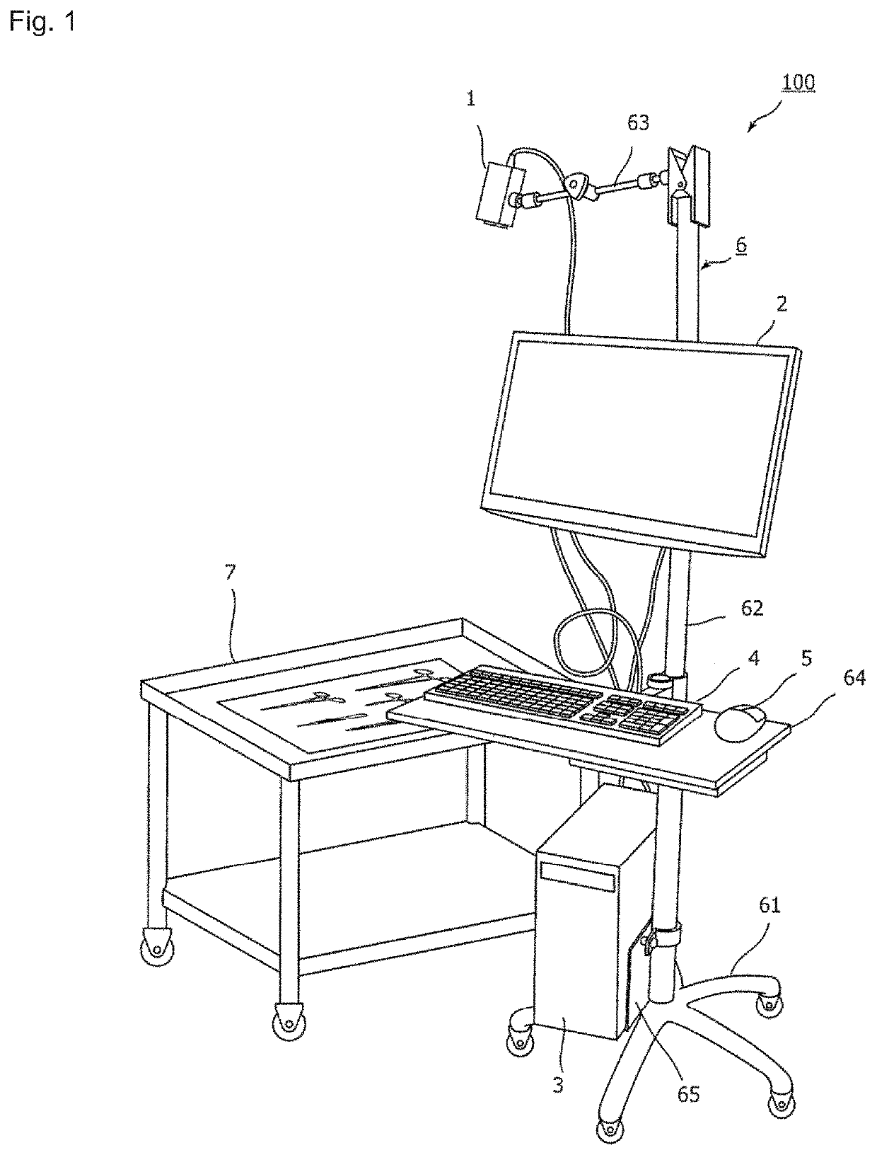 Surgical instrument detection system and computer program