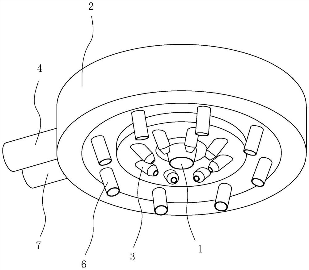 Metal powder processing technology and atomizing spray disc