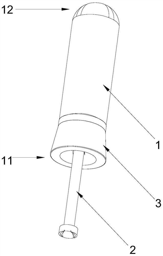 Guide pipe type tampon booster convenient to transport and set thereof