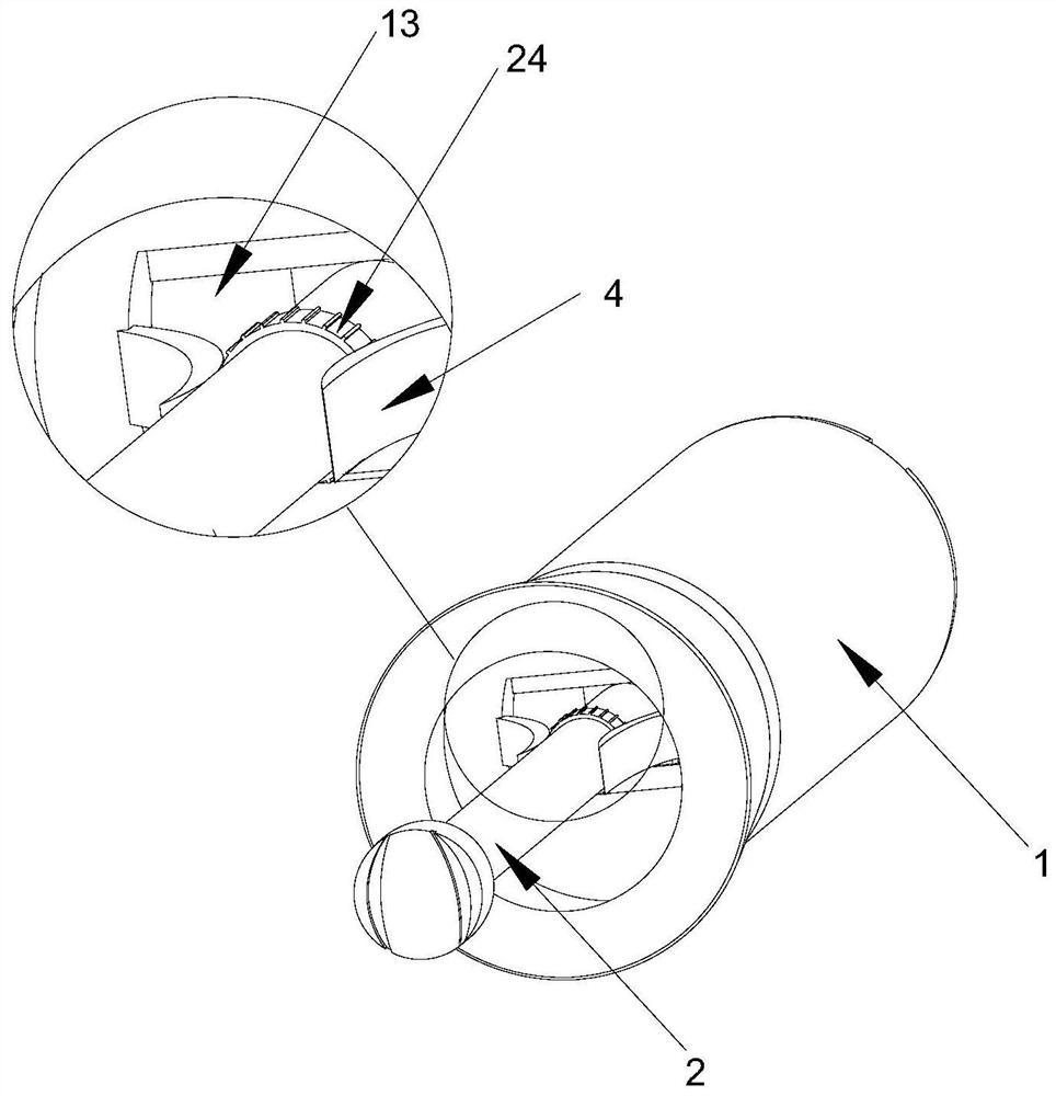 Guide pipe type tampon booster convenient to transport and set thereof