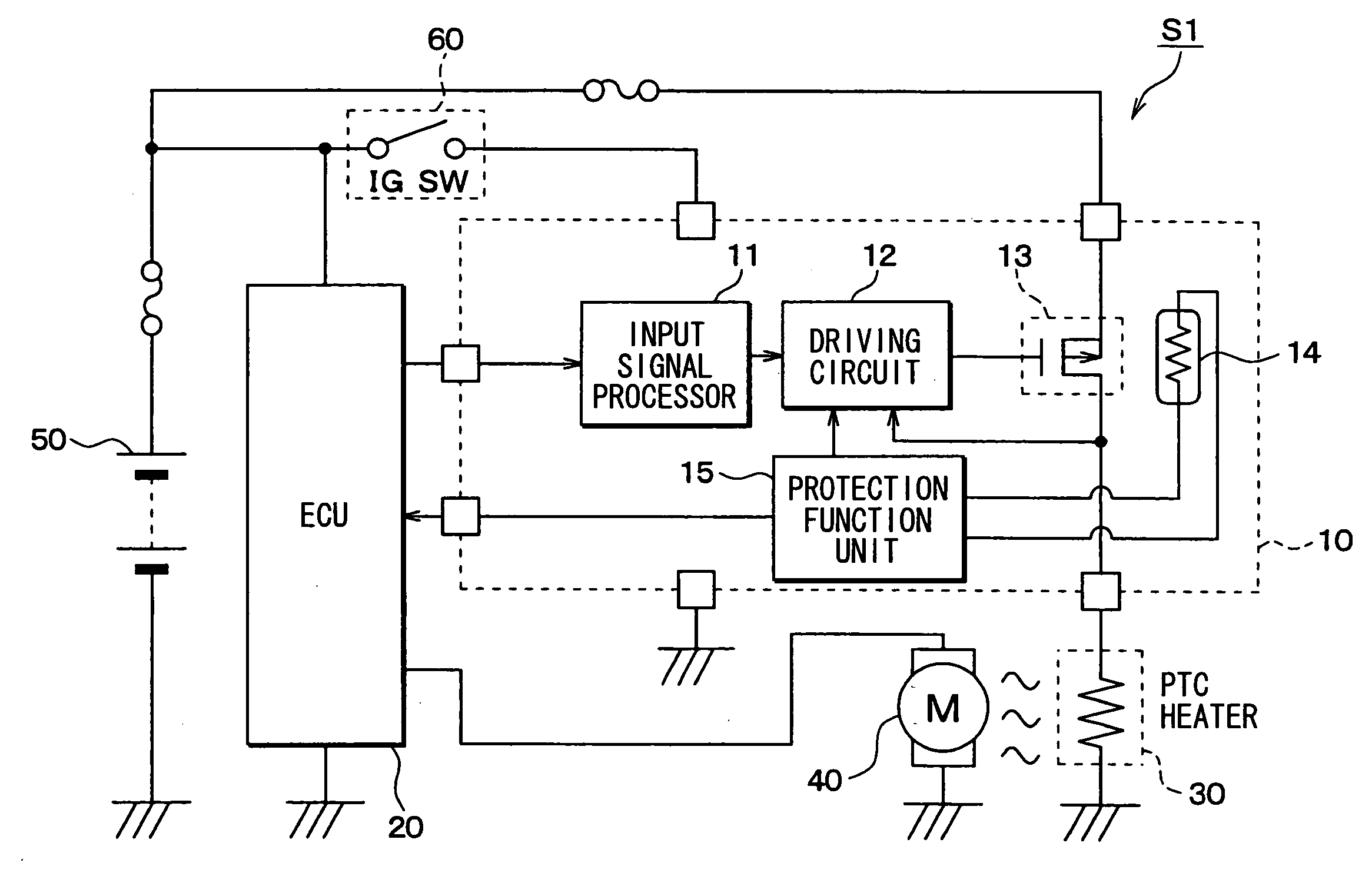 Load drive controller and control system