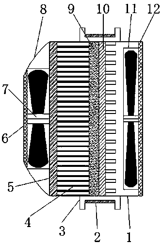 Automobile solar semiconductor cooling device