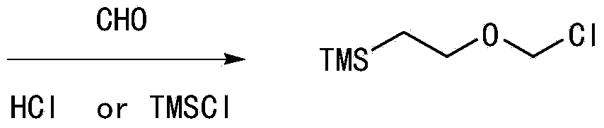 Synthetic method of 2-(trimethylsilyl)-ethoxymethyl chloride