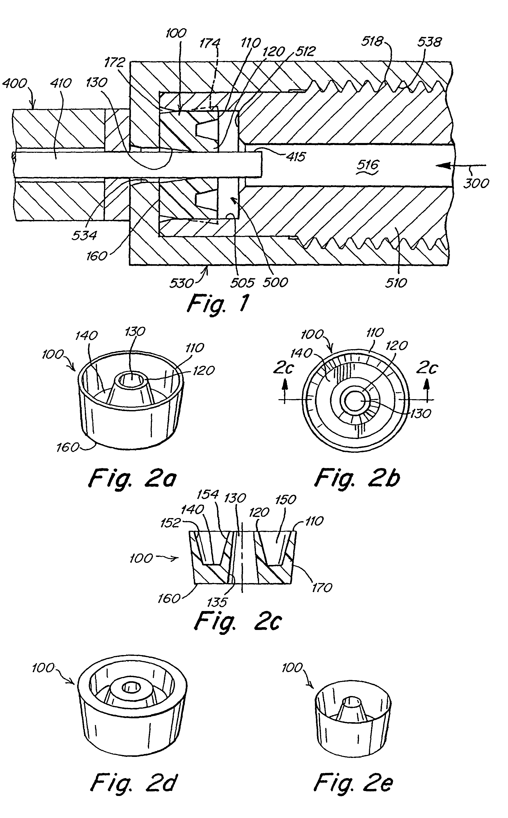 Medical device with high pressure quick disconnect handpiece