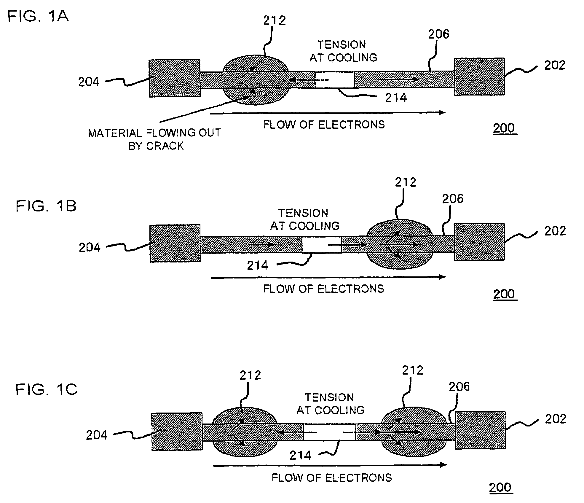 Semiconductor device with electric fuse having a flowing-out region