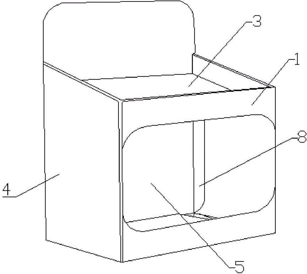 Double-layer showing stand