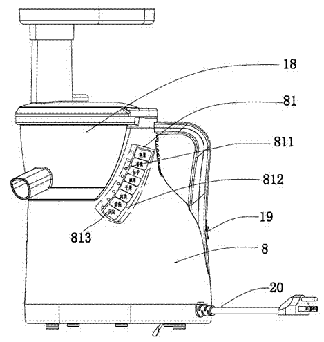 Control method and system of intelligent threaded rod juicer