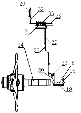 Marine adjustable-pitch all-direction propeller