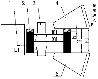 Large SRB wind power main bearing outer ring profiling rolling method
