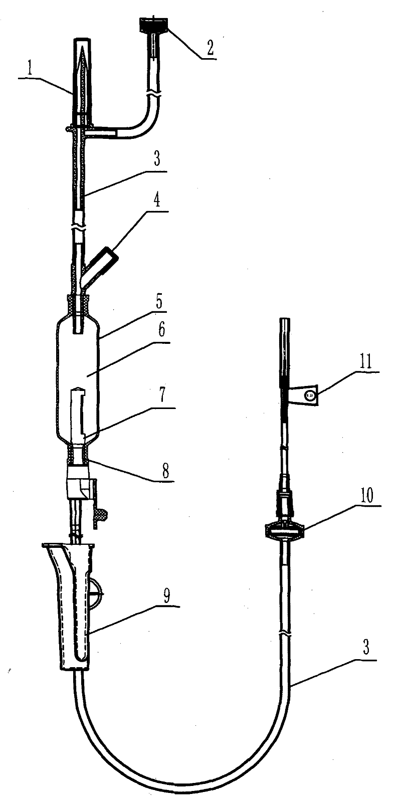 Bubble-free transfusion system