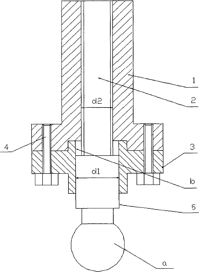 Connecting device of novel press connecting rod and sphere lead screw