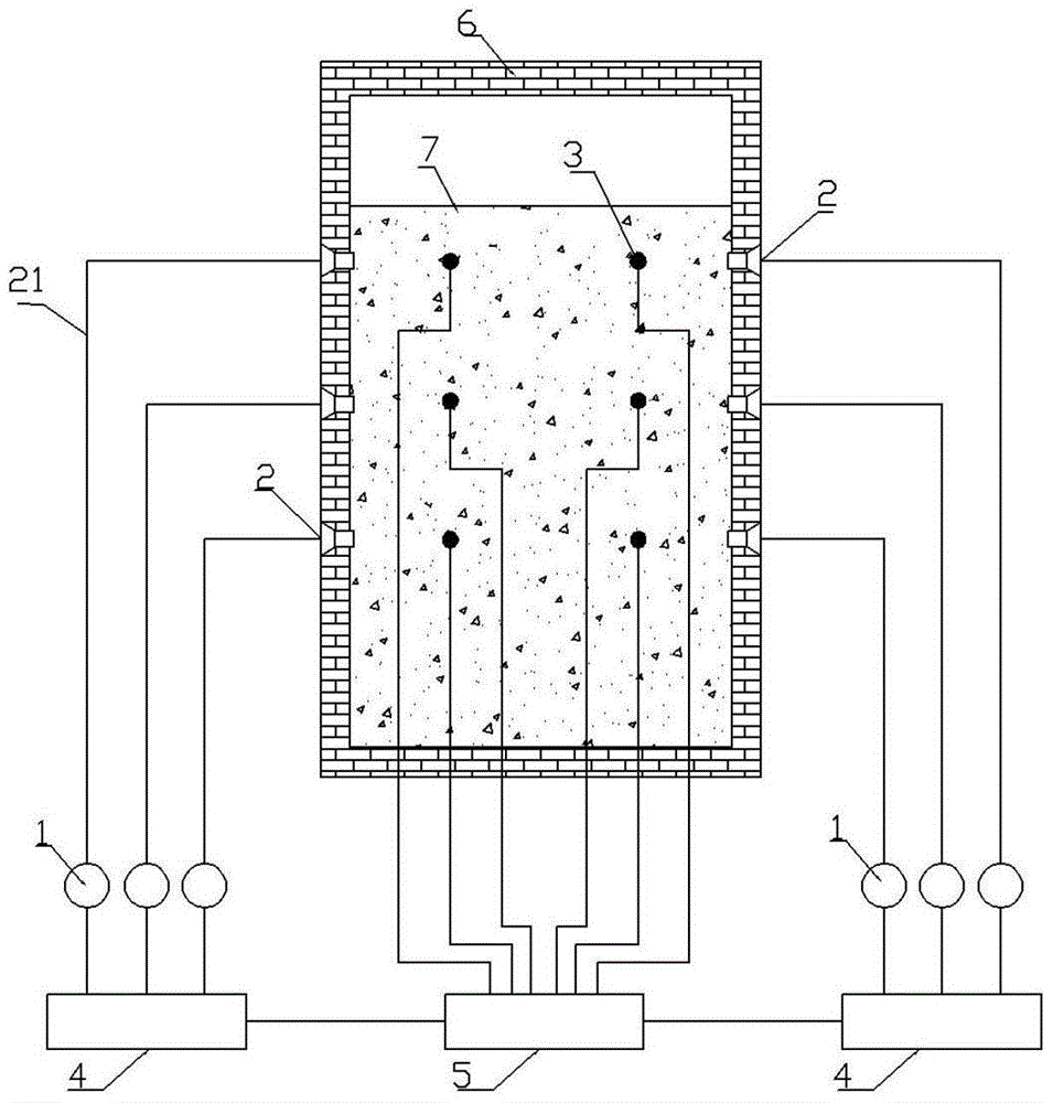 A high temperature incinerator combustion hood air curtain protection system