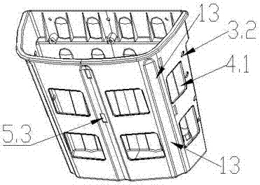 Novel pommel horse type greening box