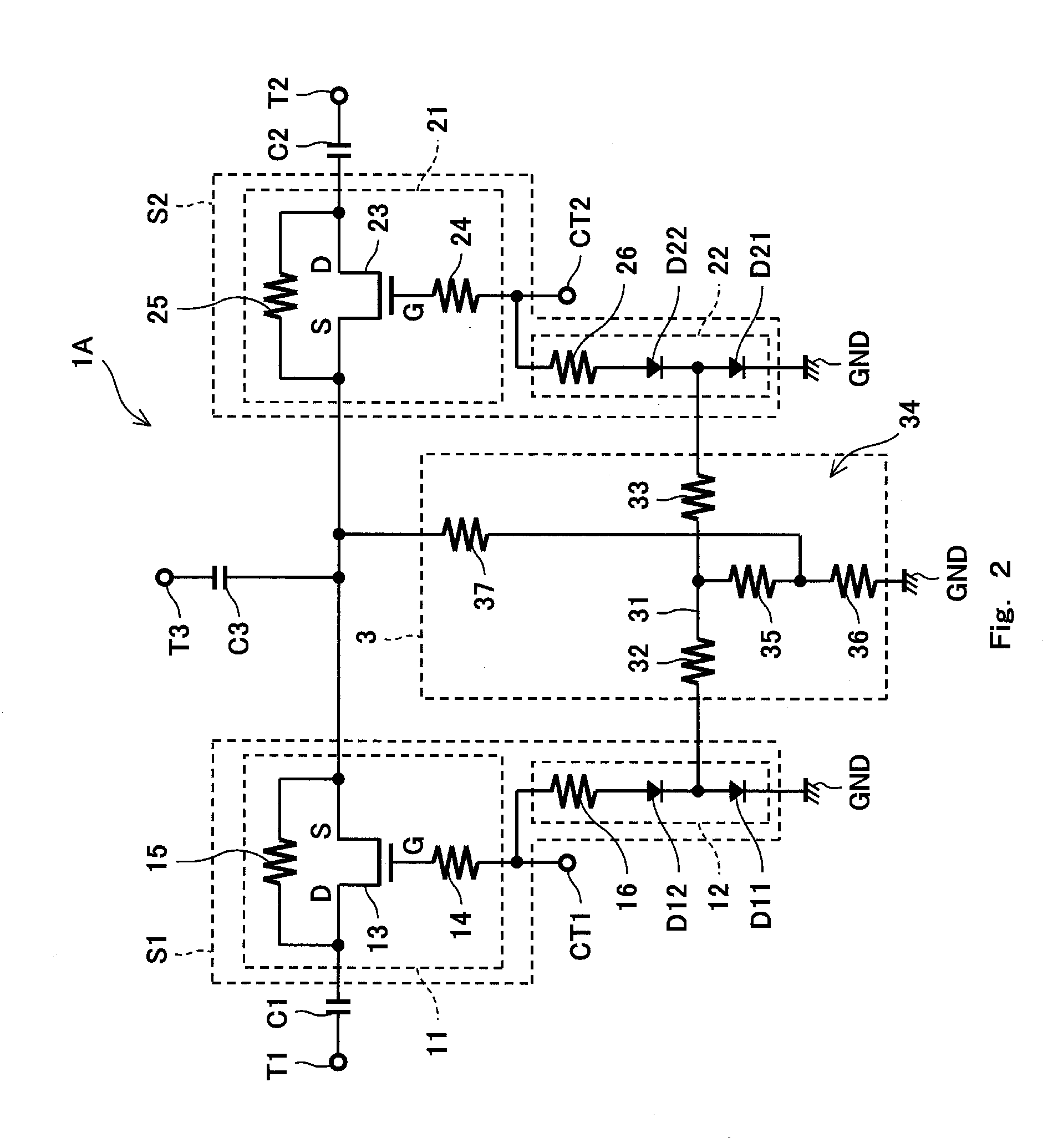 High frequency switch circuit