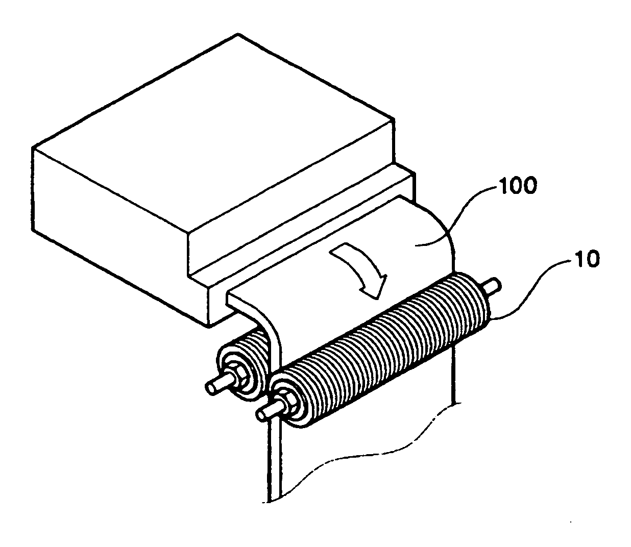 Disk roll and base material thereof
