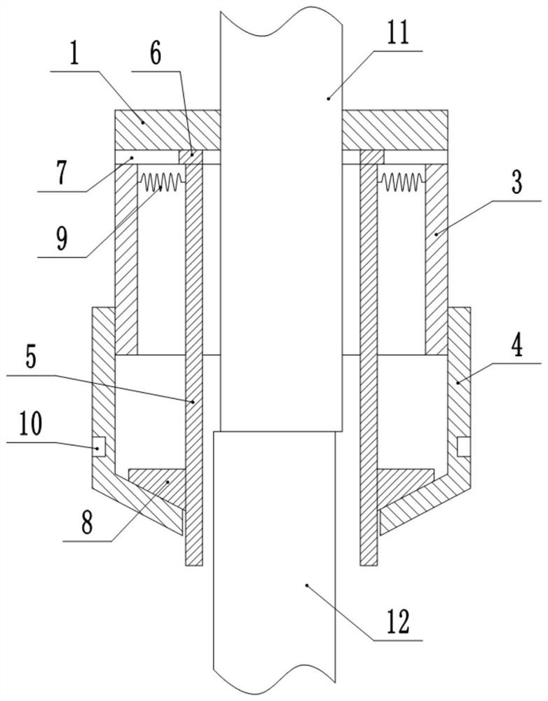 Connecting structure for fabricated building components
