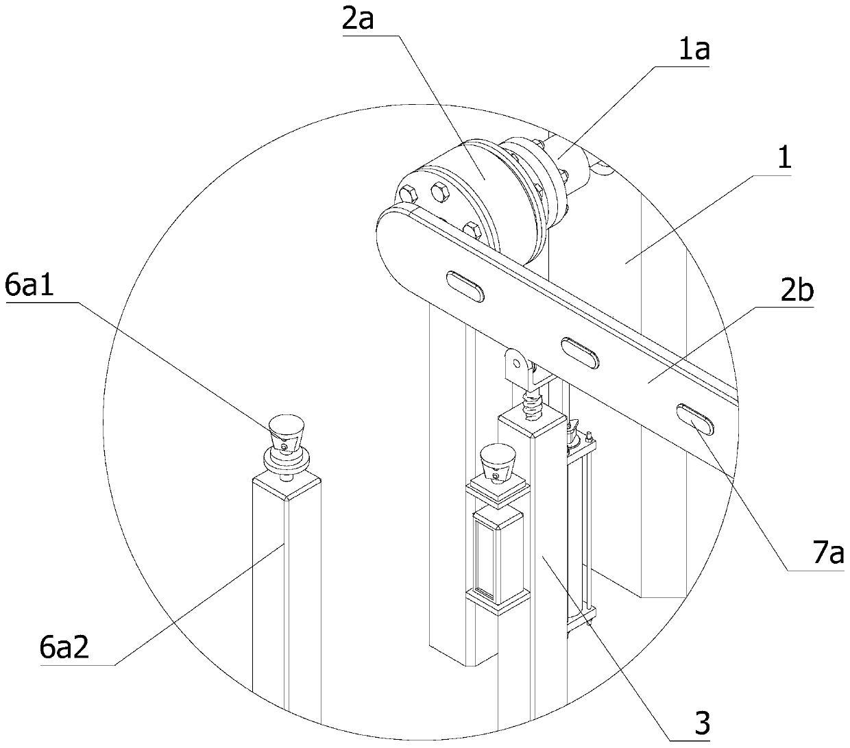 An early warning anti-collision parking pole and its system for an unmanned parking lot