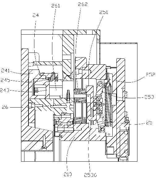 Cutter feeding and retracting mechanism used for pipe facing machine