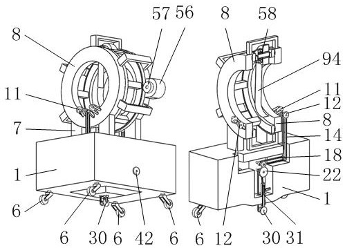 A kind of air conditioning pipeline winding device