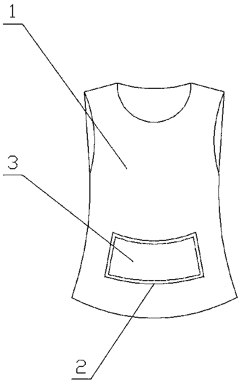 Underwear with internally-arranged warm sticks