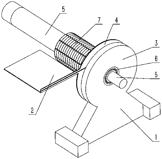 A follower pad chain type anti-disorder rope winch