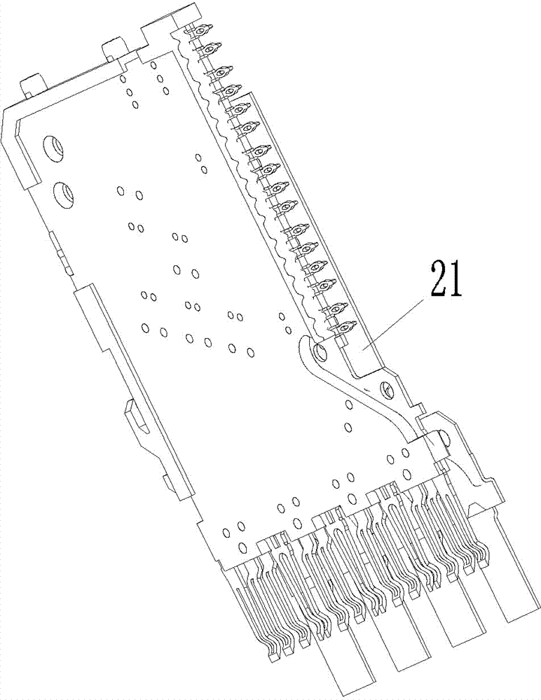 Difference module and full-shielding-type difference connector using the module