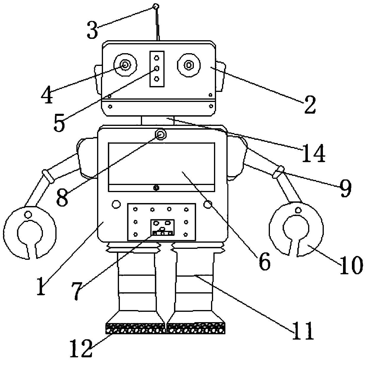 Auxiliary robot used for teaching and application method thereof