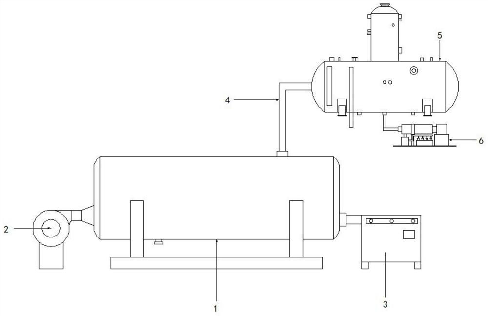 Corrosion protection on-line detection device for thermodynamic system for hot water boiler
