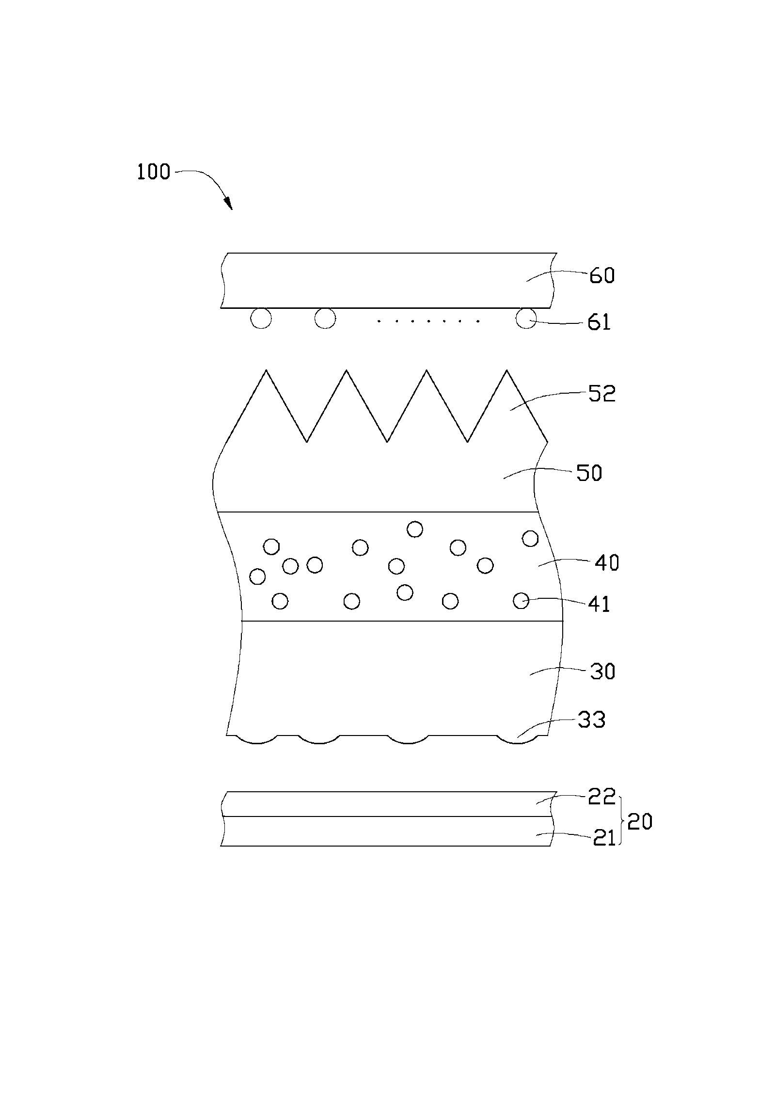Compound type light guiding module and manufacturing method thereof