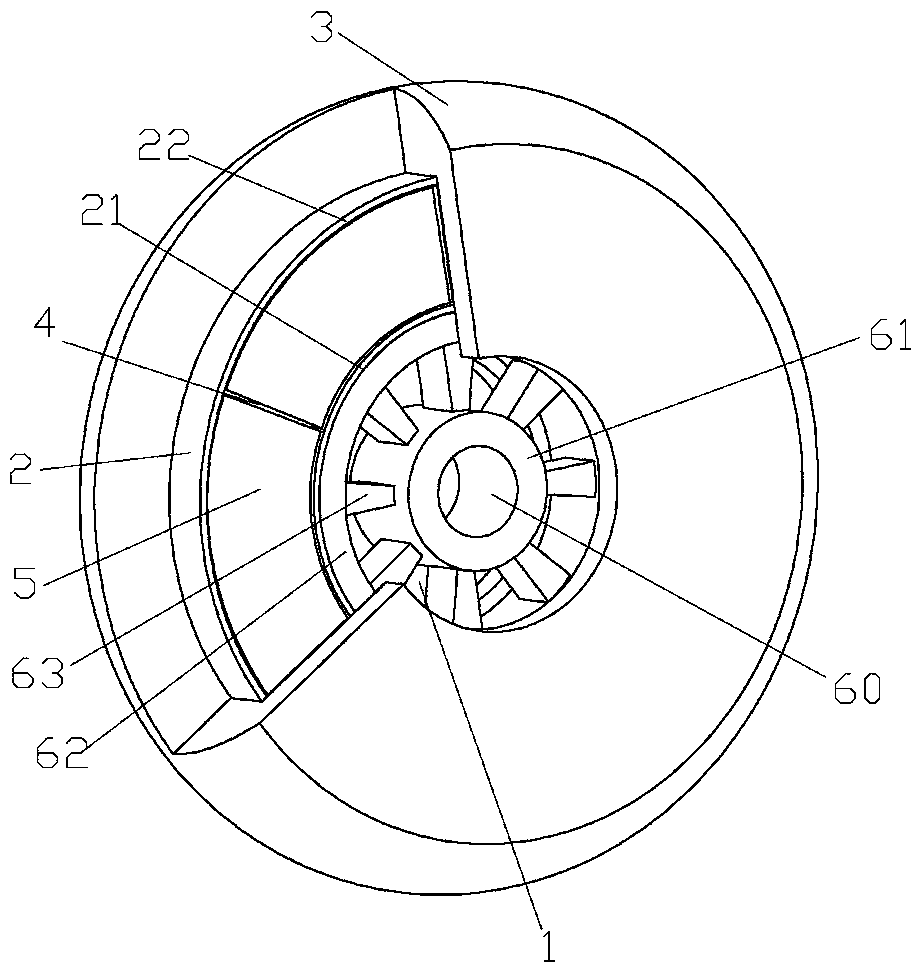 Magnetic massage wheel and massage movement