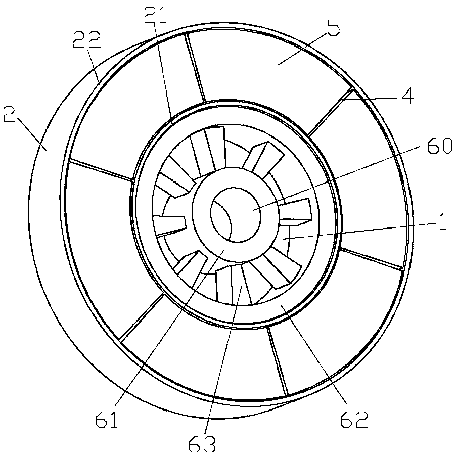 Magnetic massage wheel and massage movement