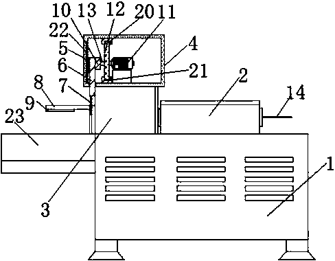 Metal wire straightening and shearing machine of full-automatic electro-spark manufacturing equipment