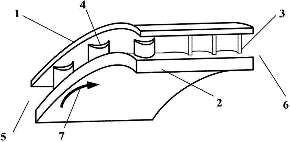 Impeller top surrounding band and turbine