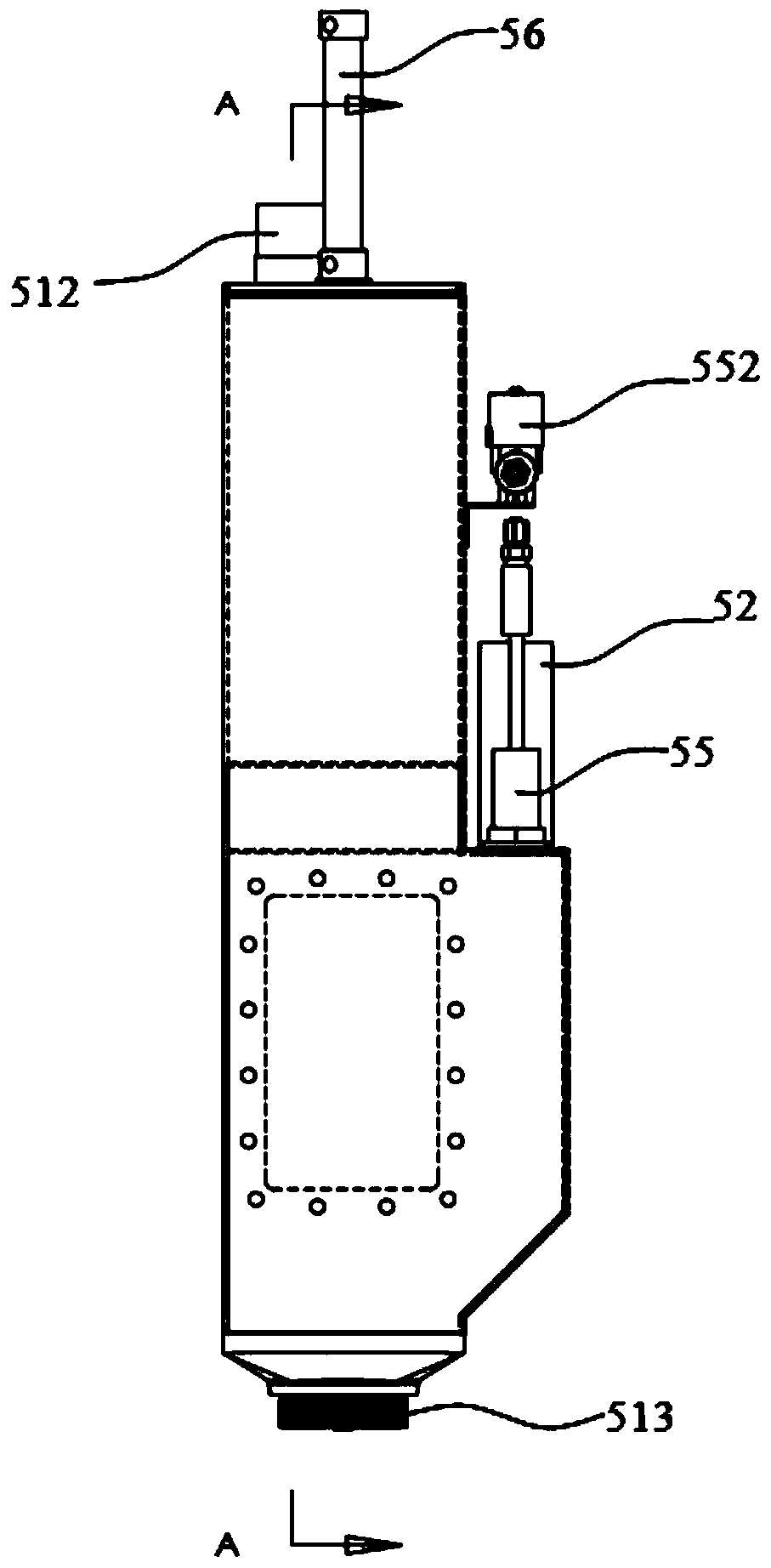 Harmless resource dry type sanitary tool and method for treating feces or urine