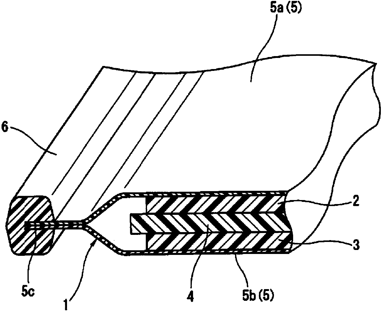 Fabrication method for laminated-type secondary battery