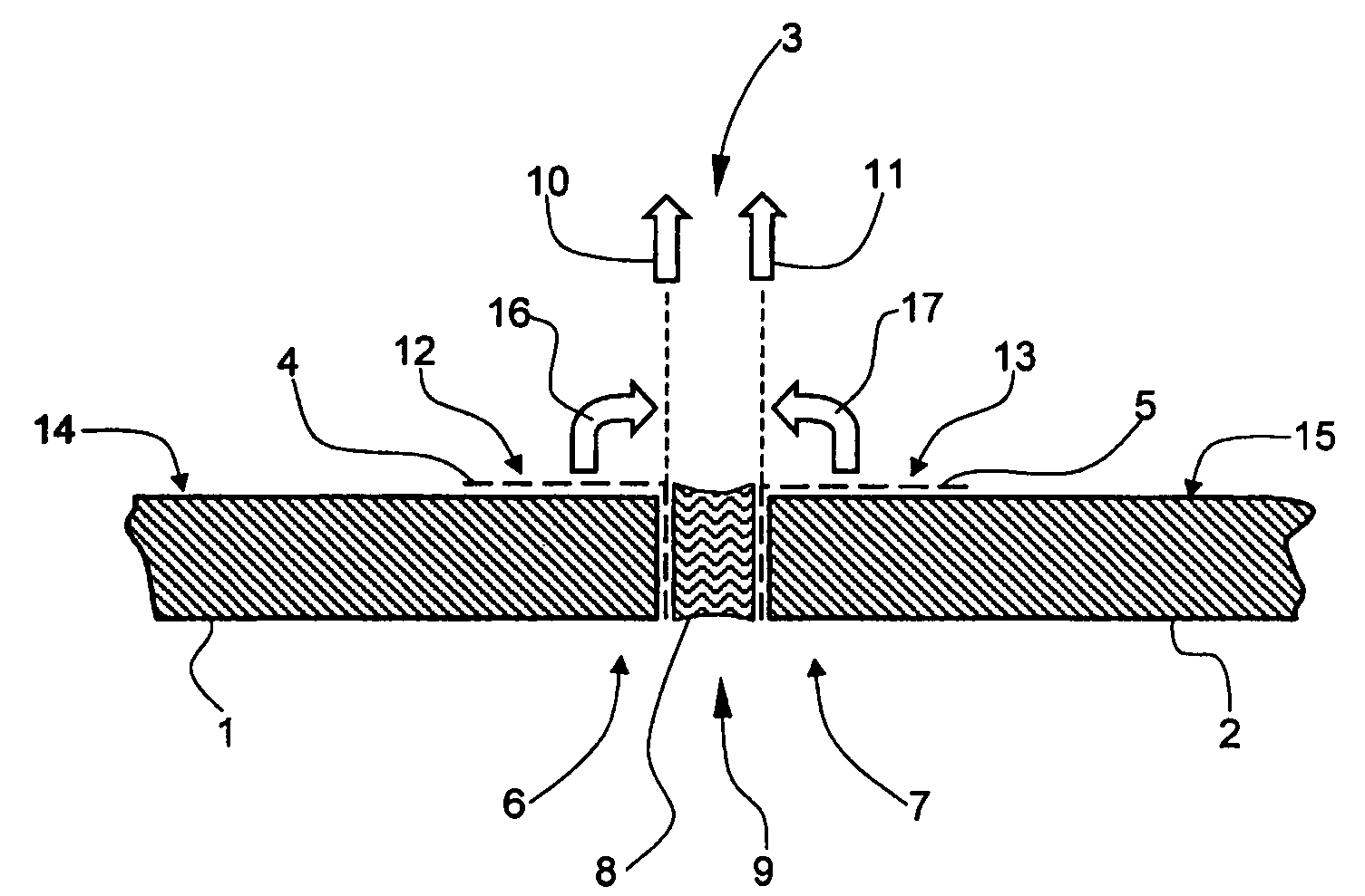 Method for Producing a Releasable Seal With a Sealing Compound and Use of Adhesive Strips for Carrying Out the Method