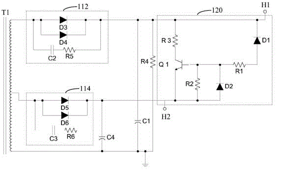 Dummy load control circuit and flyback switching power supply circuit