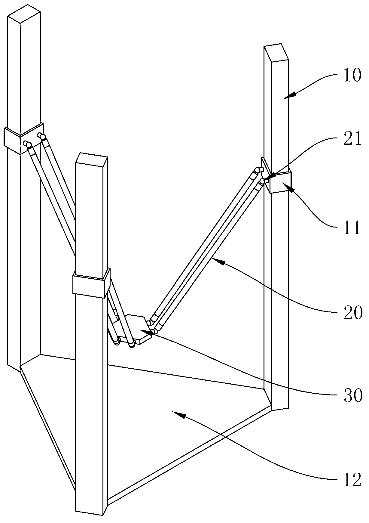 Three-freedom-degree and four-freedom-degree parallel mechanism