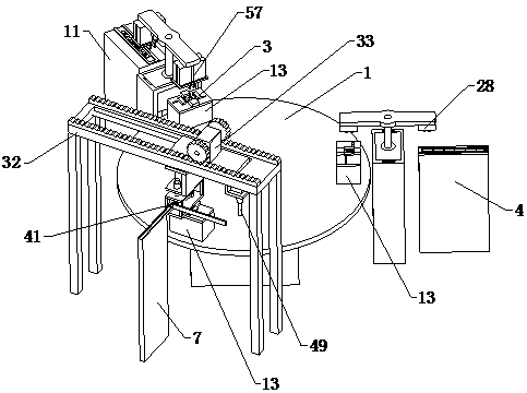 Automatic welding and stamping integrated equipment for point contact type silver contact