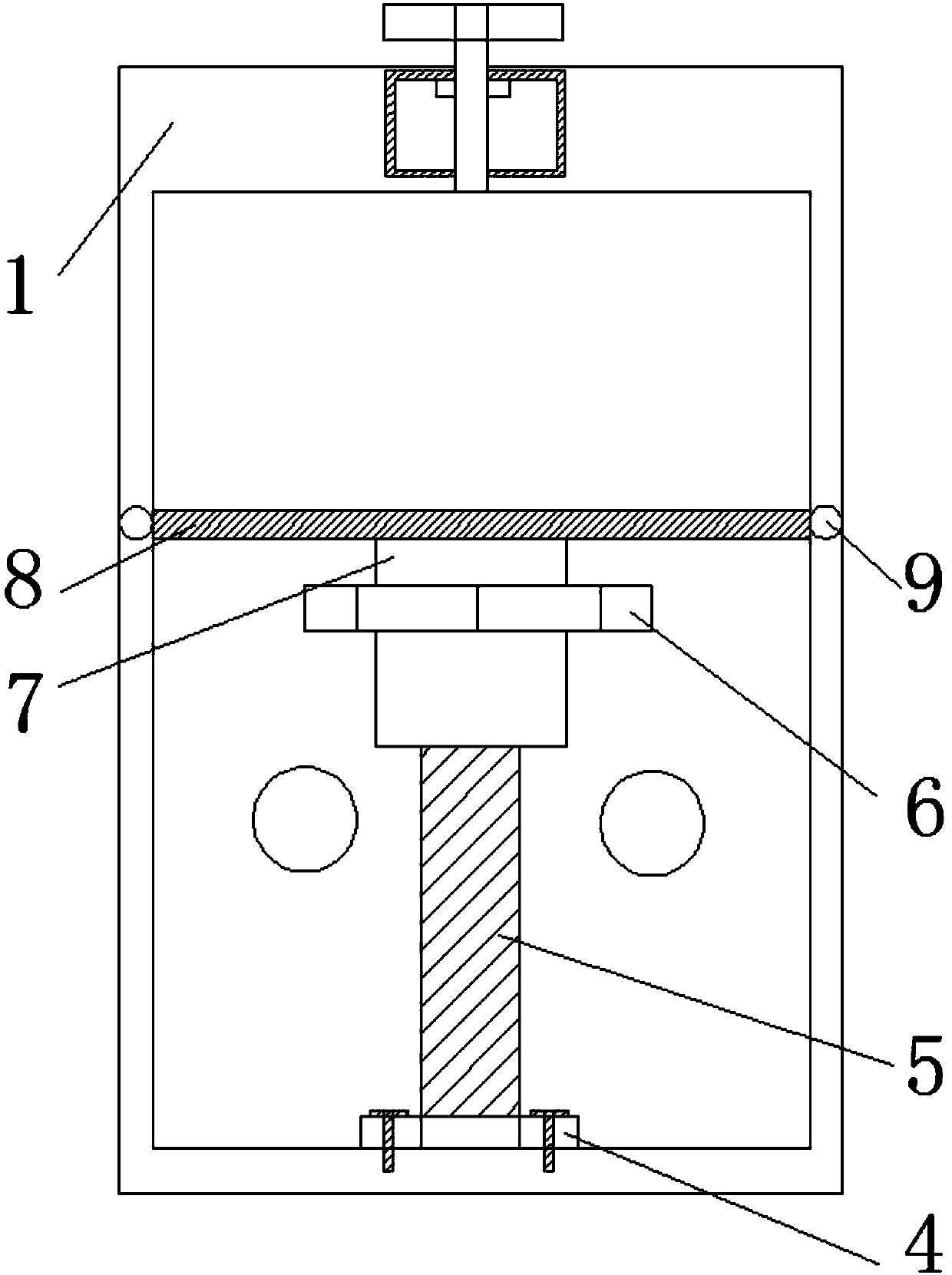 Office table screen device convenient to disassemble