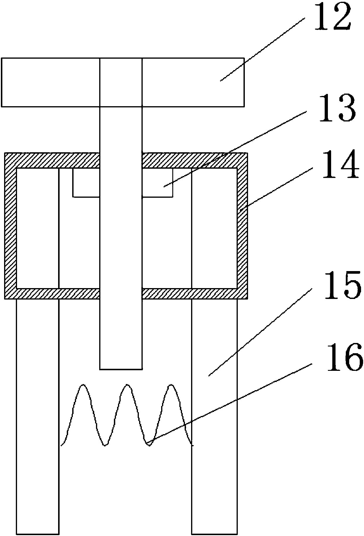 Office table screen device convenient to disassemble