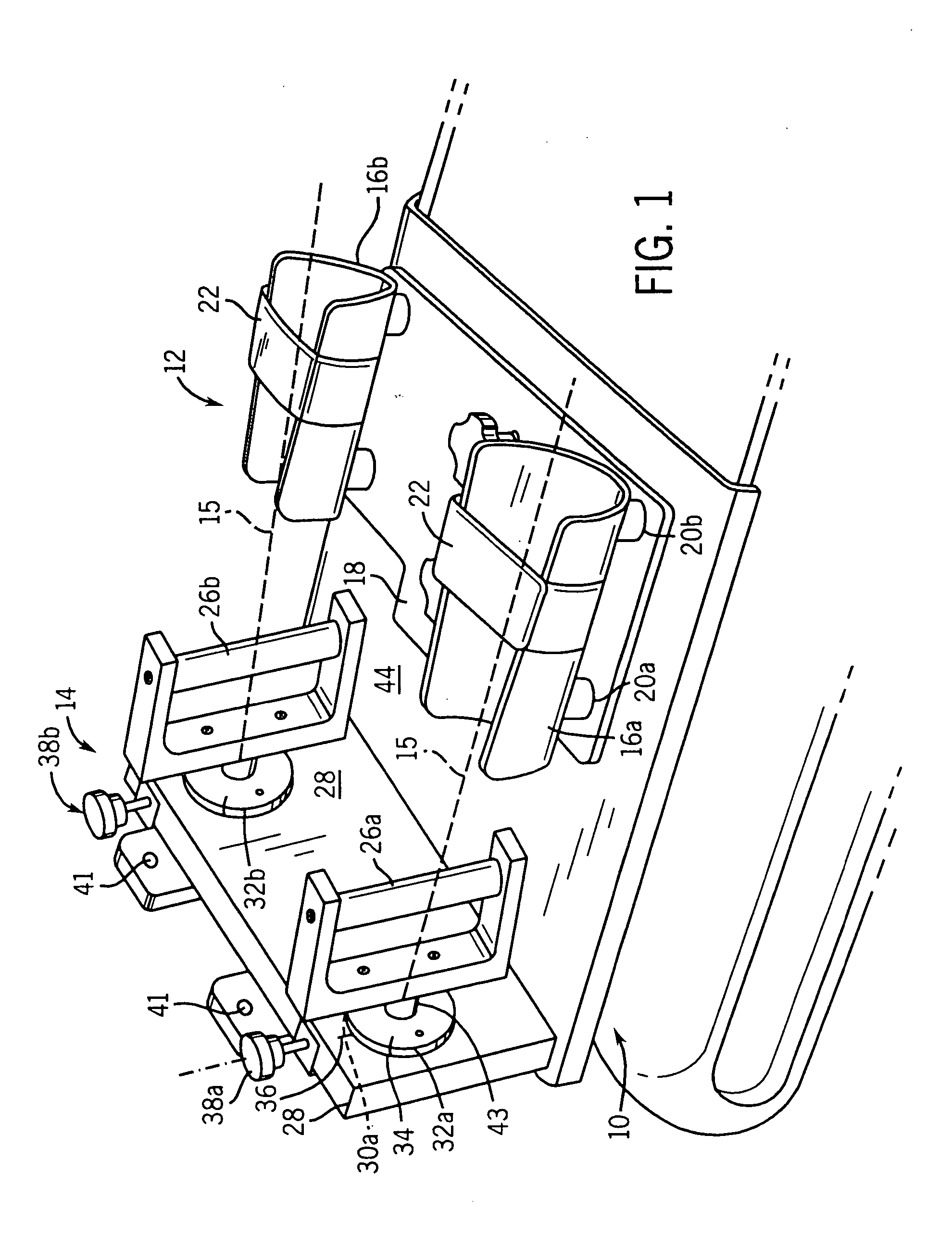 Method and apparatus for positioning a forearm for imaging and analysis