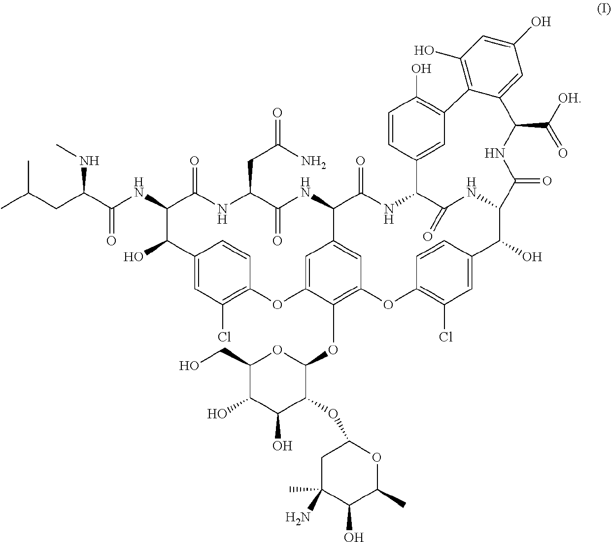 Formulations of vancomycin