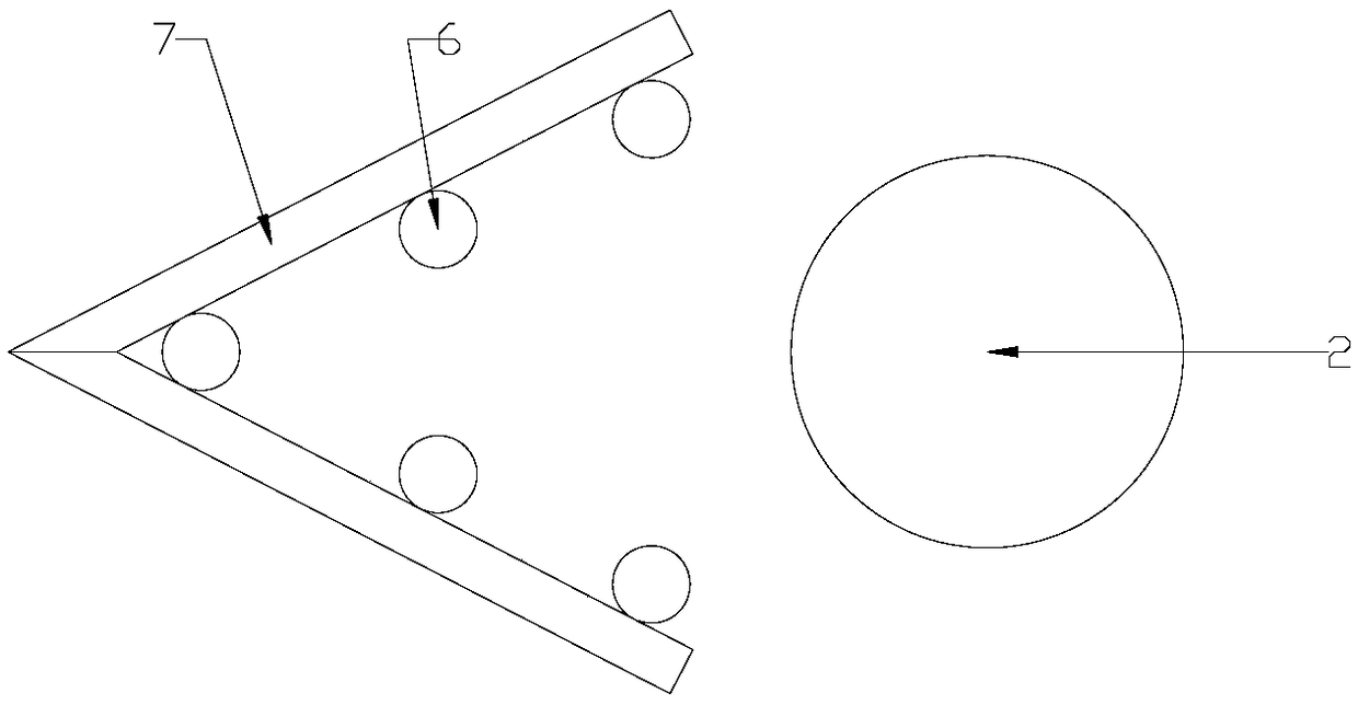 Assembly-type bridge pier erosion resisting device with smooth baffle