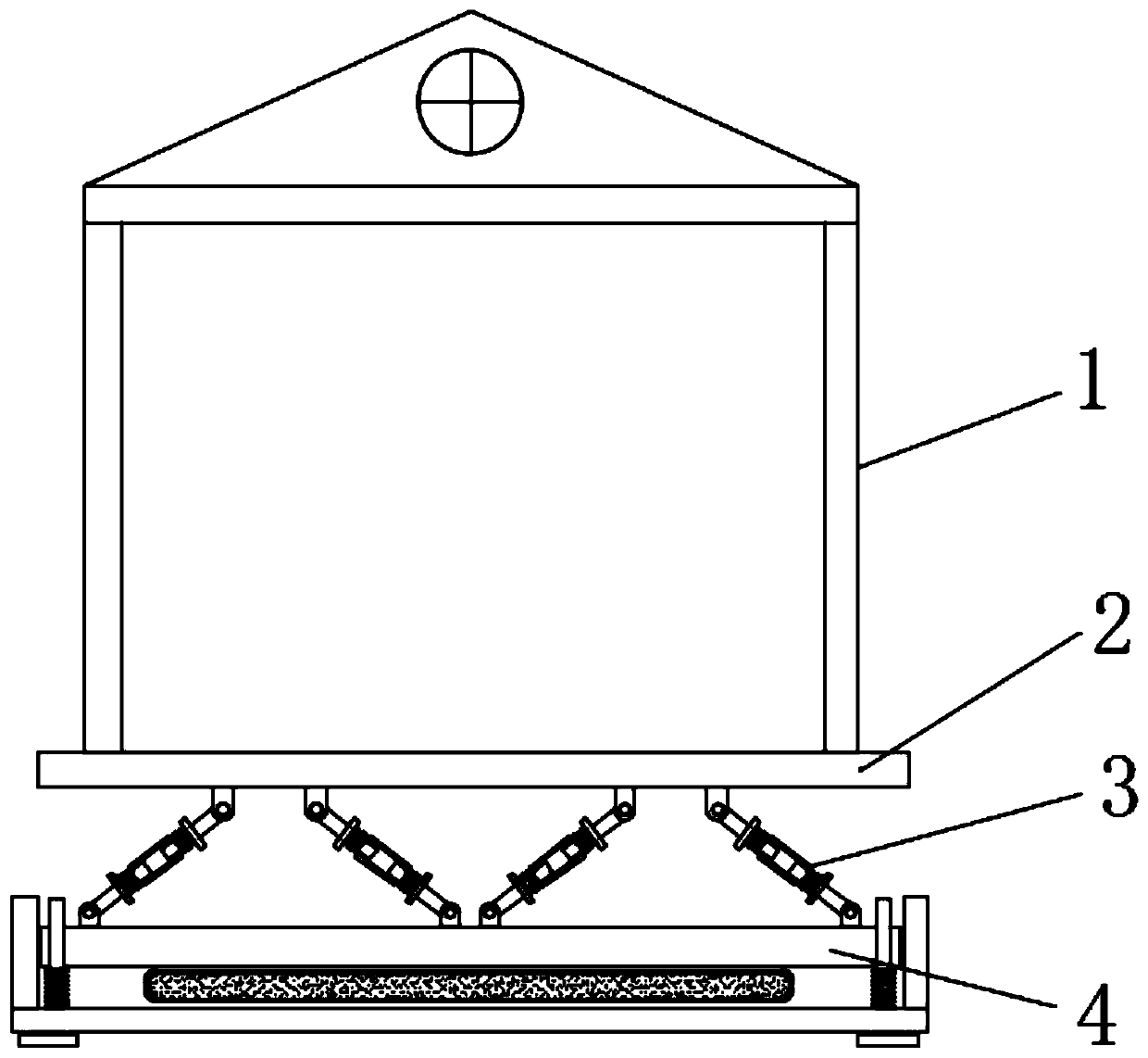 Steel structure building with seismic resistant capacity