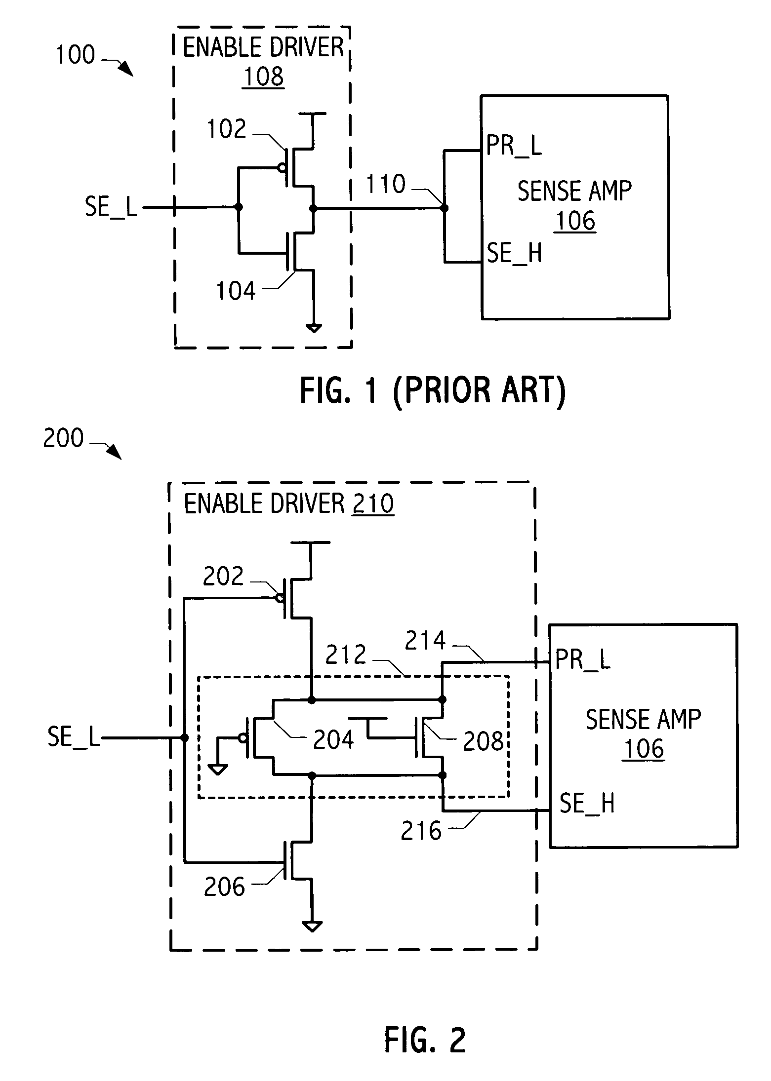 Pulse shaper circuit for sense amplifier enable driver