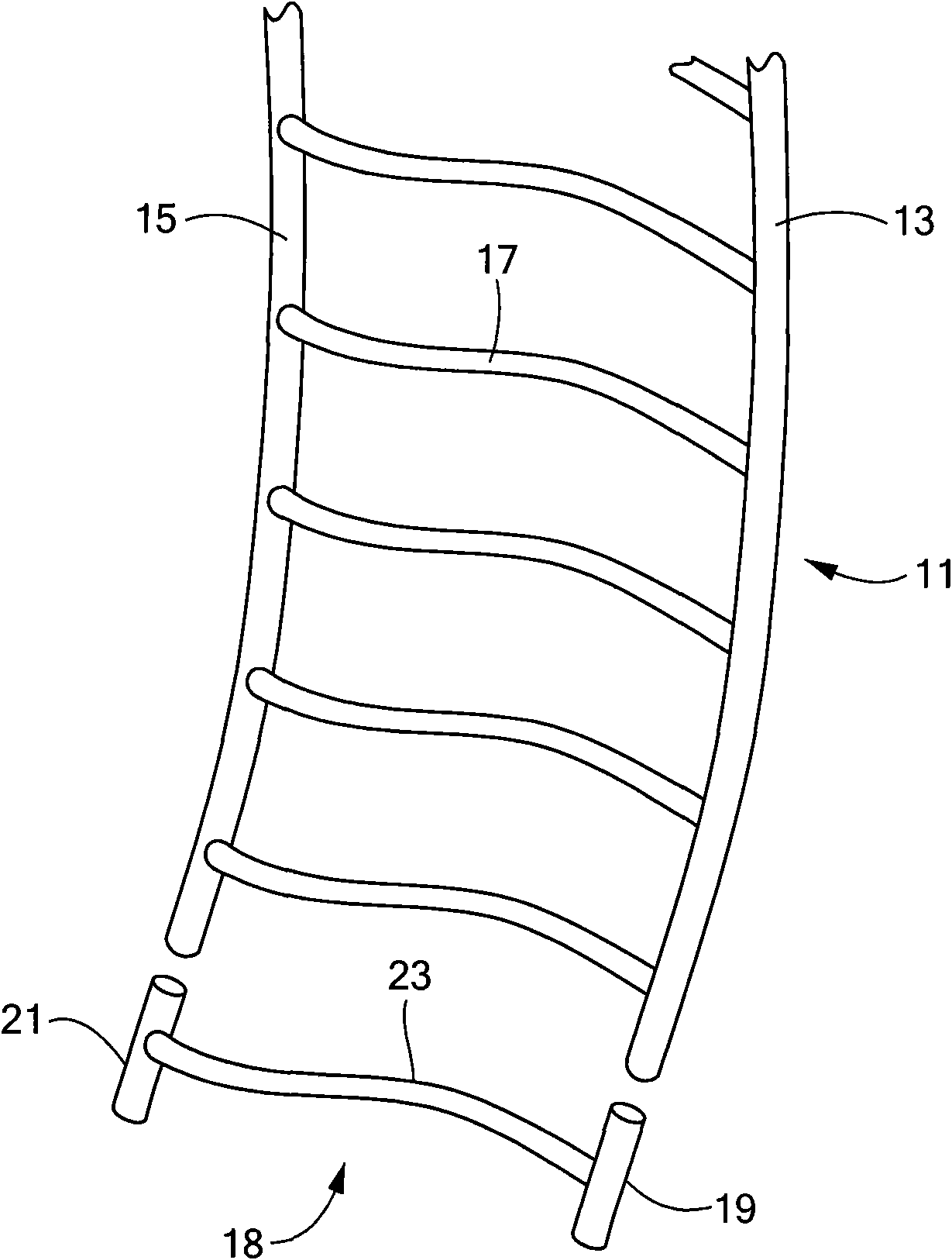 Device for dispensing plastic fasteners