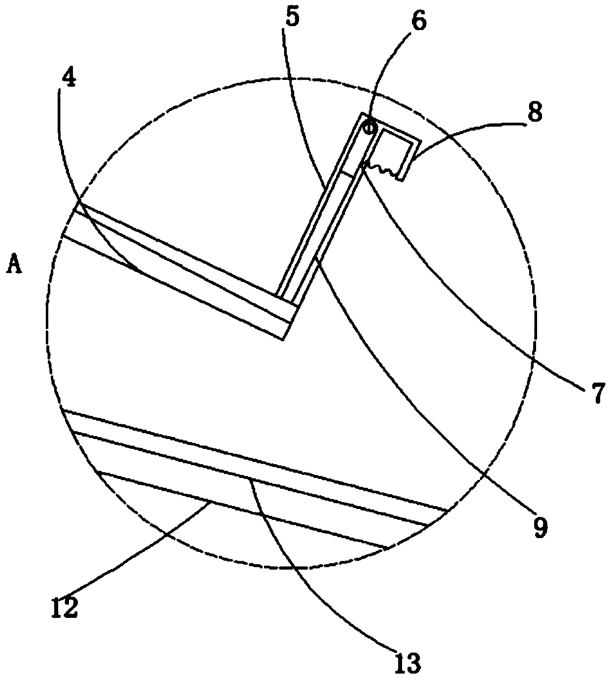 Screening device for refractory material production