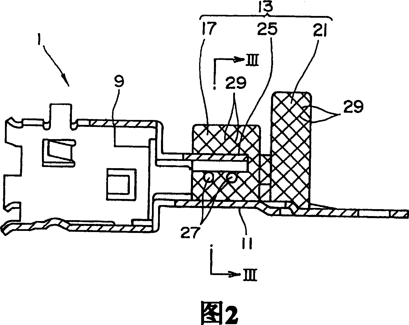 Coaxial cable shield terminal