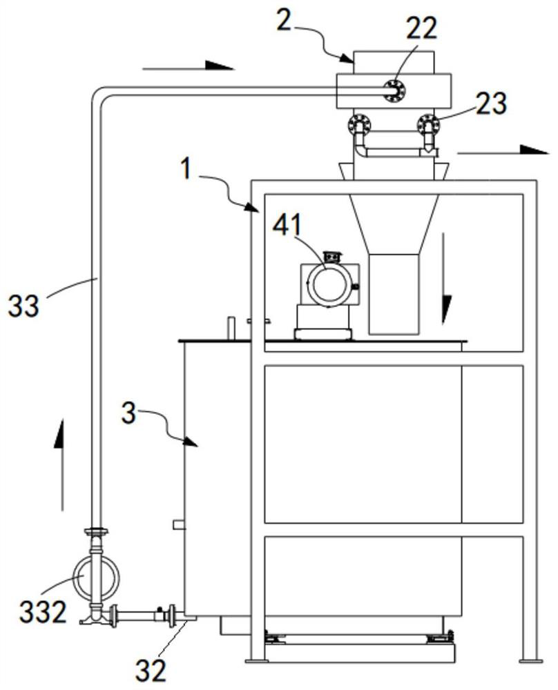 Circulating type rapid multi-stage filter pressing system